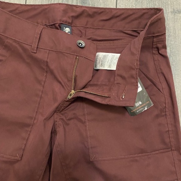 Mountain Hardwear Women's AP Maroon Burgundy Hiking Outdoor Pants Size 4 NWT - Picture 5 of 12